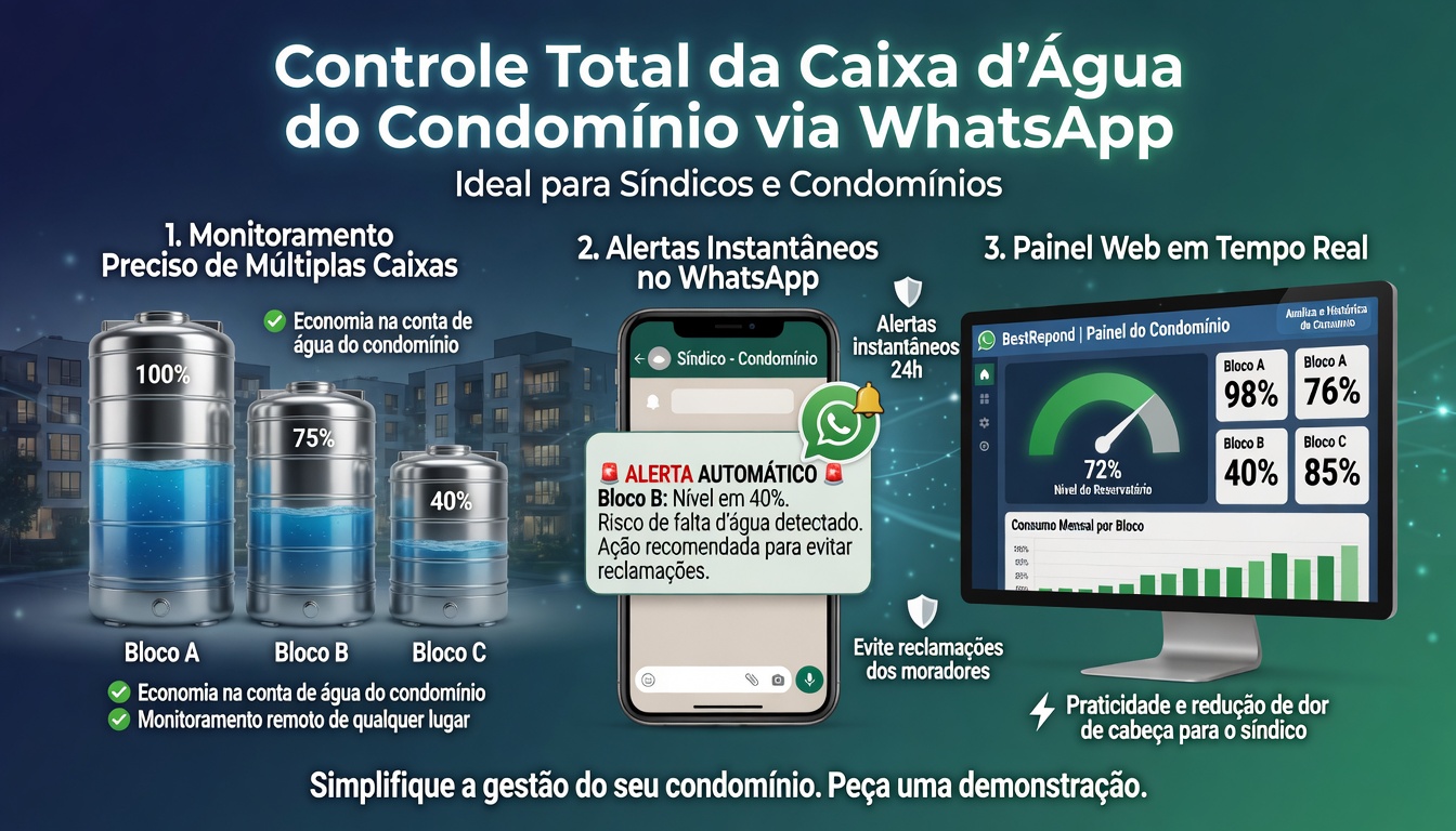 Monitoramento de caixas d'água via WhatsApp